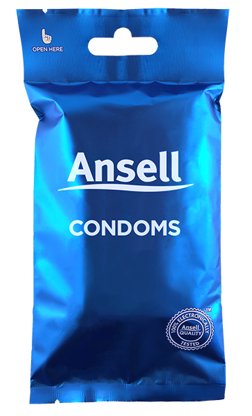 Ansell Lifestyle Stretchy Ribbed Condoms 12 Pk Condoms