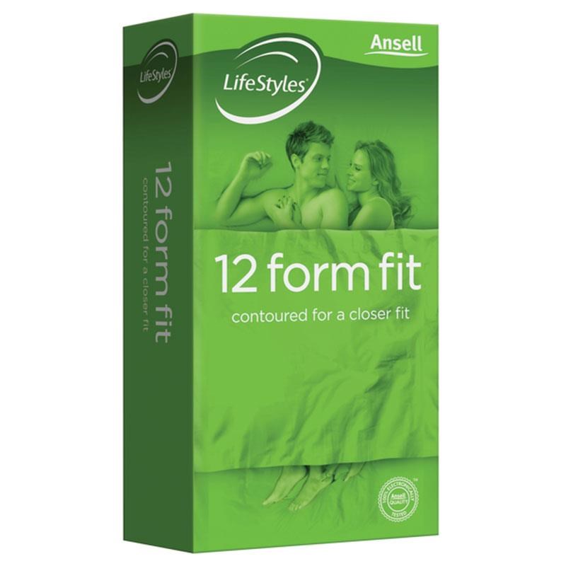 Ansell Lifestyles 12s Form Fit Condoms