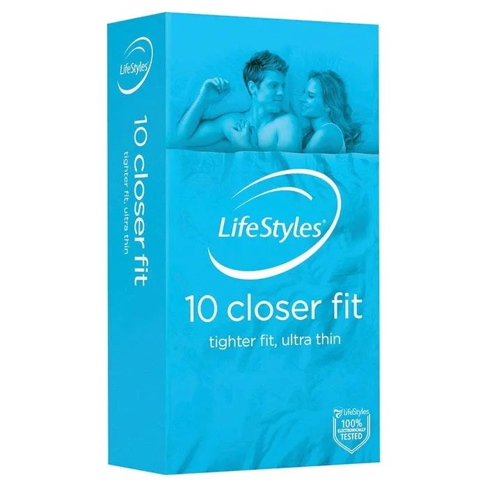 Ansell LifeStyles Closer Fit 10 pack Condoms