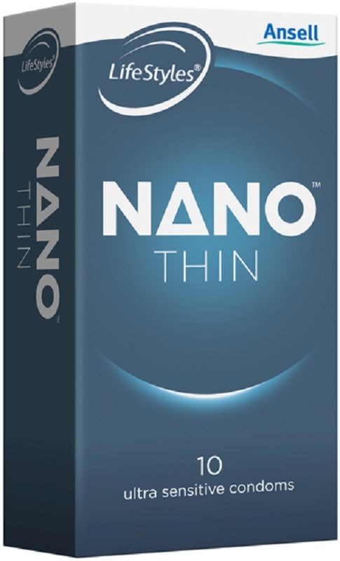 Ansell Lifestyles Nano Thins 10 Pack Condoms