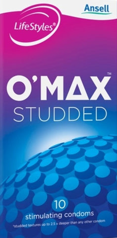 Ansell LifeStyles O-Max Condoms 10 Pack - Condoms