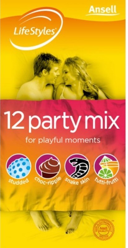 Ansell LifeStyles Party Mix 12 pack Condoms