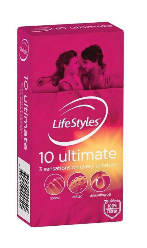 Ansell LifeStyles Ultimate 10pack Condoms