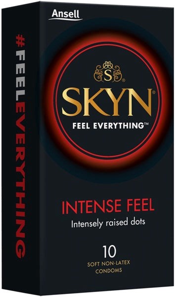 Ansell SKYN Intense Feel Condom 10 Pack Condoms