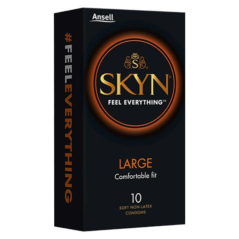 Ansell SKYN Large Non Latex Condoms 10 pack Condoms
