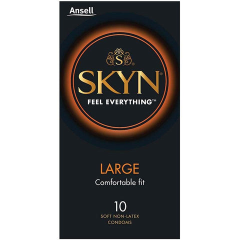 Ansell SKYN Large Non Latex Condoms 10 pack - Condoms