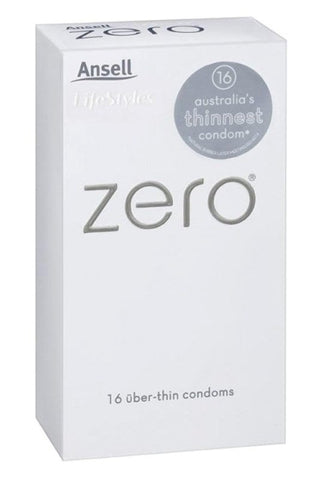 Ansell Zero Uber Thin Condoms - Condoms