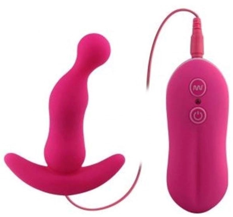 Aphrodisia Curved Vibrating Anal Plug Pink Prostate Toys