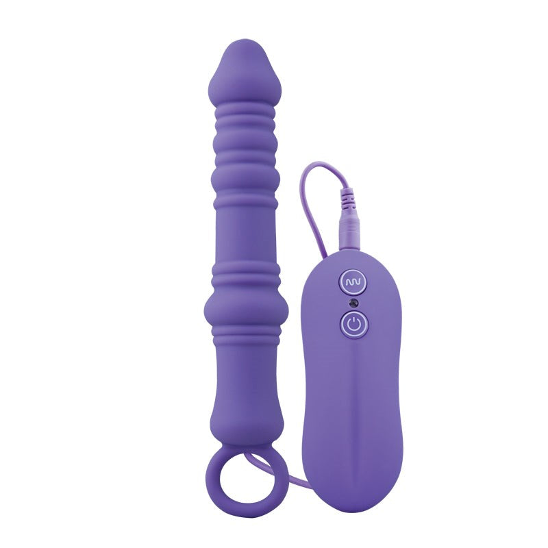 Aphrodisia Dutch Cannon Vibrating Anal Plug Pink Butt Plugs