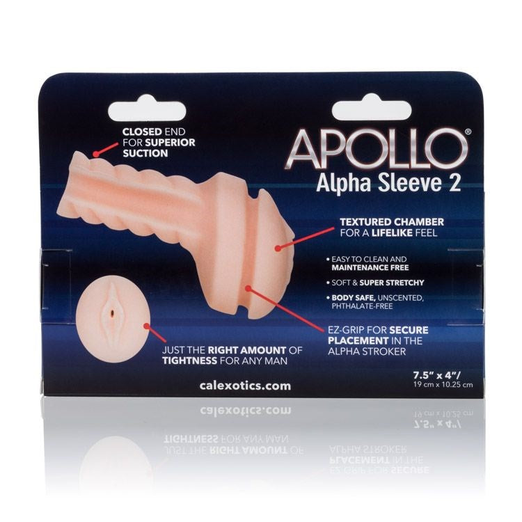 Apollo Alpha Mens Stroker Sleeve 2 Vagina Pumps, Extenders and Sleeves