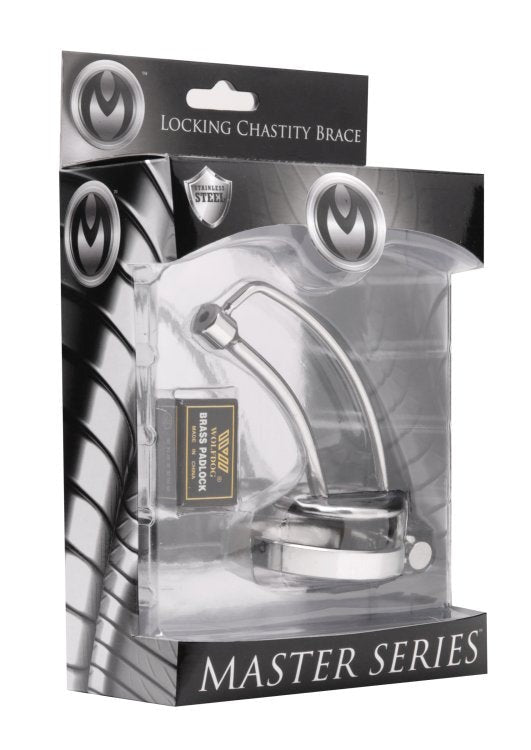 Asylum Locking Chastity Brace - Male Chastity