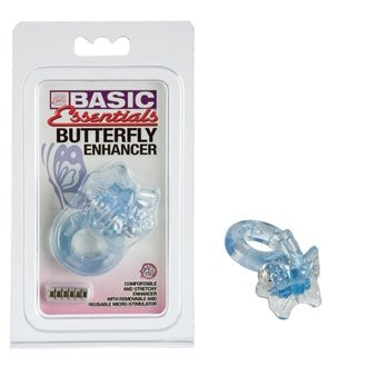 Basic Essentials Butterfly Male Erection Enhancer - Cock Rings