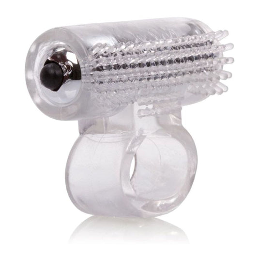 Basic Essentials Vibrating Action Enhancer Cock Ring - Cock Rings