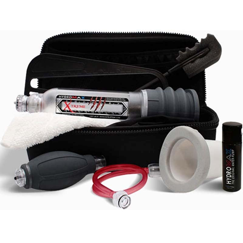 Bathmate Hydromax Xtreme X30 Hydro Pump and Kit Clear Pumps, Extenders and Sleeves