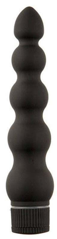 Black Magic 7 inch Ribbed Vibrator Anal Vibrators