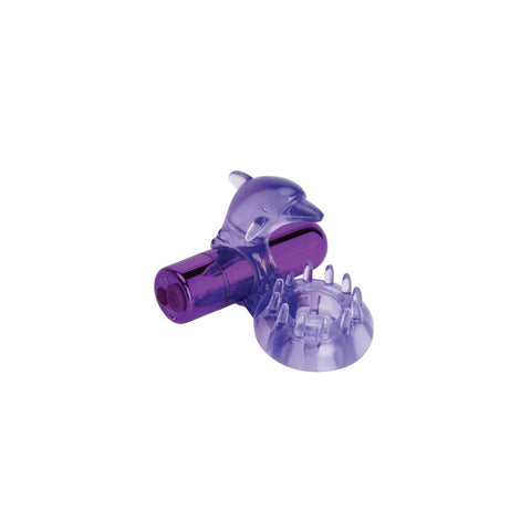 Bodywand Rechargeable Dolphin Cock Ring with Ticklers - Vibrating Cock Rings