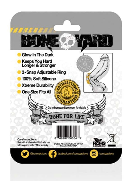 Boneyard Silicone Cock Strap - Sensual Intimacy Experience Cock Rings