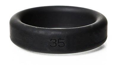 Boneyard Silicone Ring Black 50MM - Stretchy Cock Rings