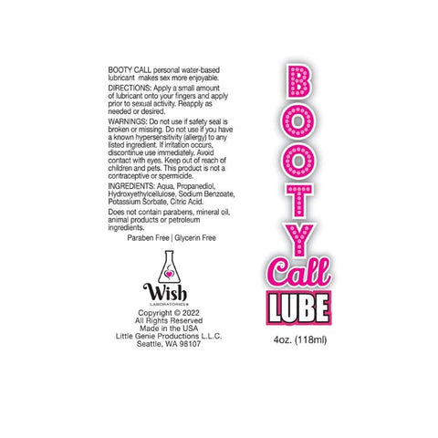 Little Genie's Sensual Delight - Long-Lasting Intimate Lubricant - Water Based Lubes