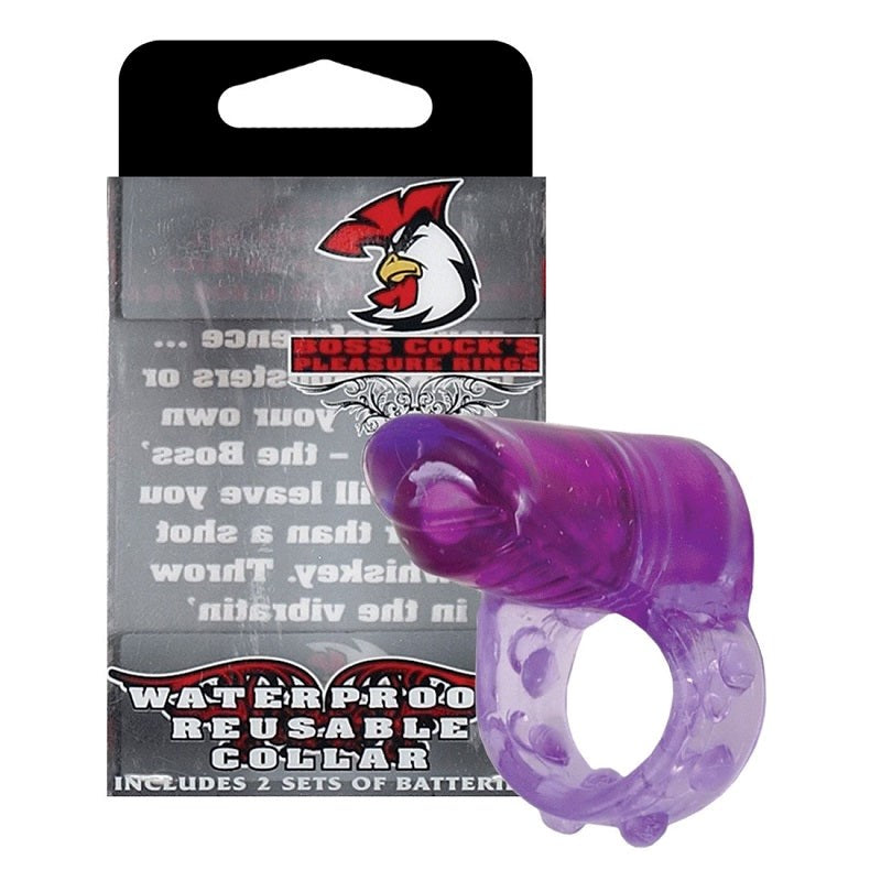 Boss Cocks Collar Purple Cock Rings