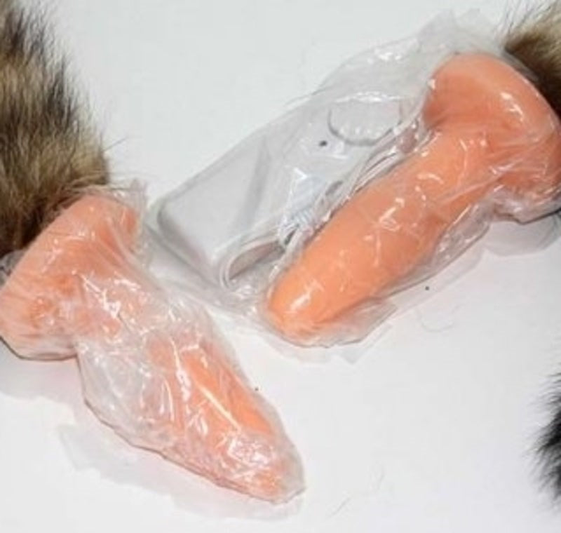 Brown Faux Fox Tail Soft Anal Plug Butt Plugs