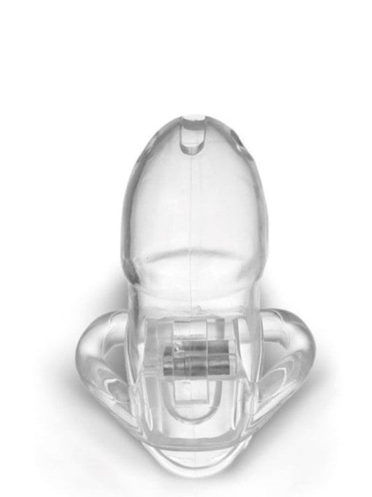Brutus Stealth Chastity Cage Clear - Male Chastity