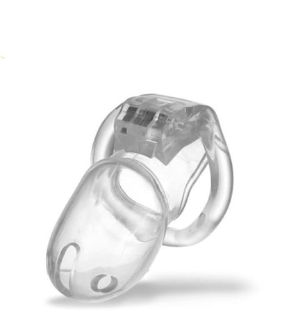 Brutus Stealth Chastity Cage Clear - Male Chastity