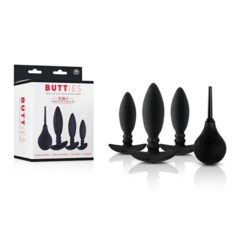 Butties - Anal Training Kit with Cleansing Douche Enemas and Douches