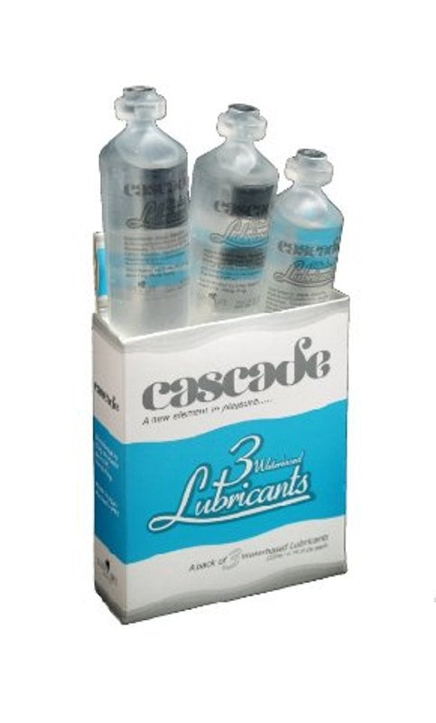 Cascade Cartridge Triple Pack Water Based Lubricants 22ml - Lubricants and Lotions