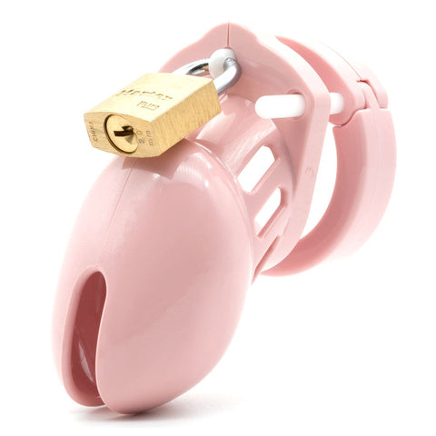 Cb-6000s Chastity Cock Cage Kit - Pink - Male Chastity