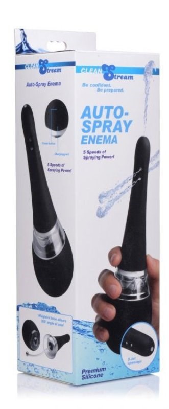 CleanStream Electric Auto-Spray Enema Bulb Anal Cleansing