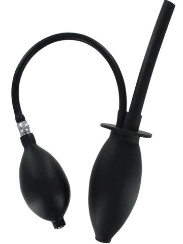 CleanStream Inflatable Enema Plug Black - Enemas and Douches