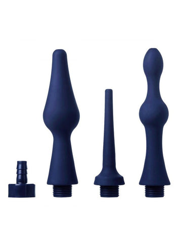 CleanStream Universal 3 Piece Silicone Enema Attachment Set - Enemas and Douches