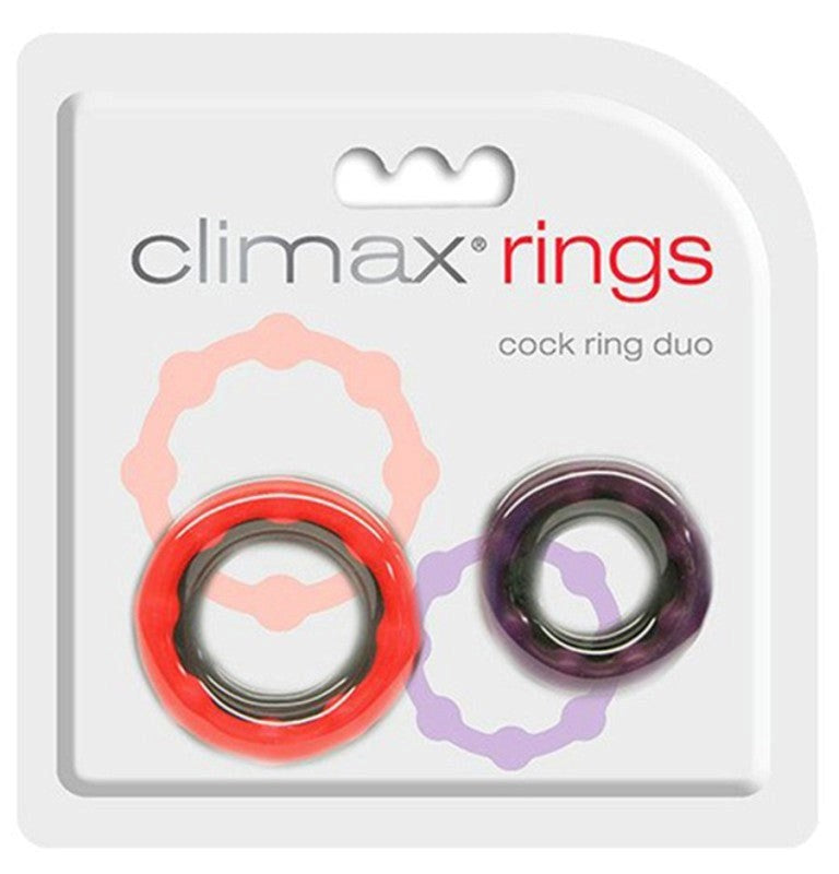 Climax Rings Cock Ring Duo Stretchy Cock Rings