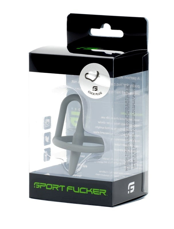 Cock Plug By Sport Fucker Grey Cock Rings