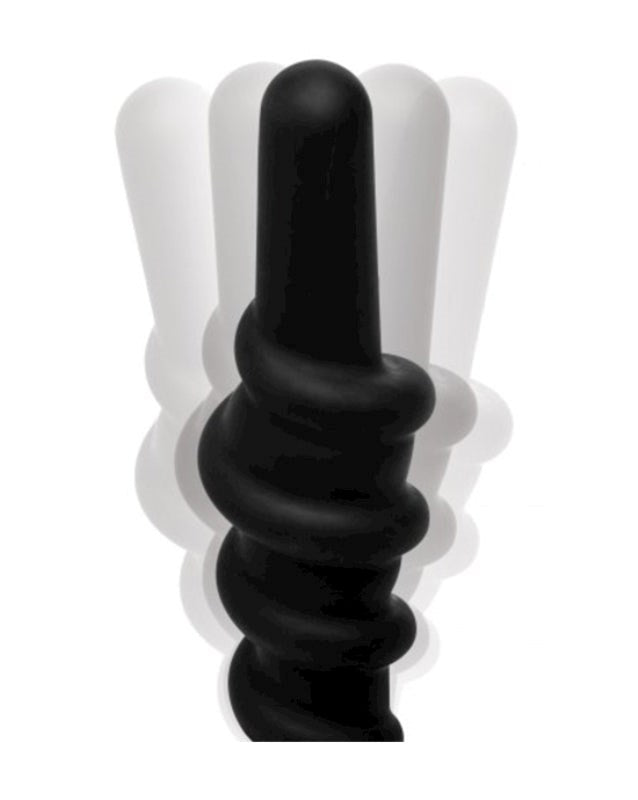 Coiled Vibrating Anal Plug with Controller Anal Vibrators