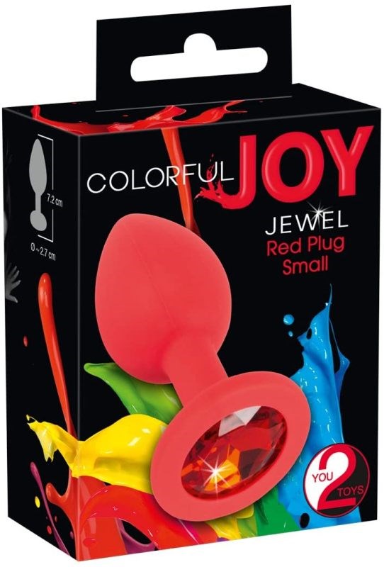 Colorful Joy Jewel Red Plug Small Butt Plugs