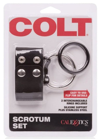Colt Adjustable Male Pleasure Scrotum Set - Ball and Cock Toys