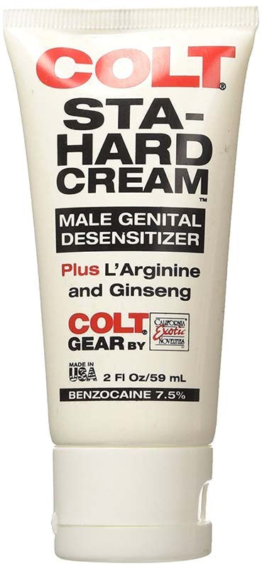 Colt Sta-Hard Male Erection Enhancer Cream - Delay and Excite Sprays