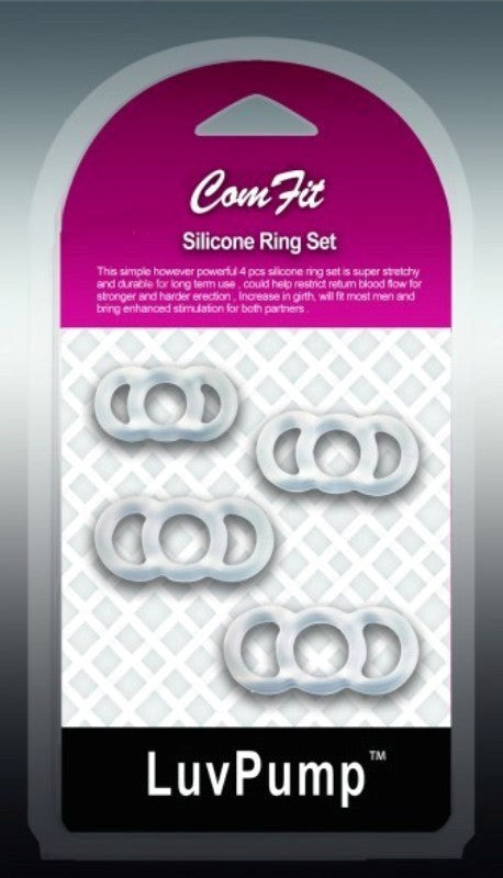 ComFit Silicone Rings Stretchy Cock Rings