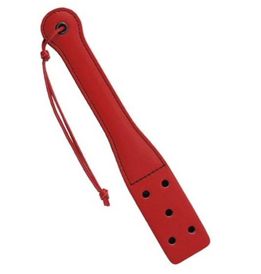 12 Inch Slapper Red With Holes - Paddles And Slappers