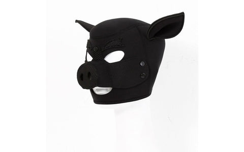 Daytona BDSM Play Neoprene Pig Mask - Bondage Hoods
