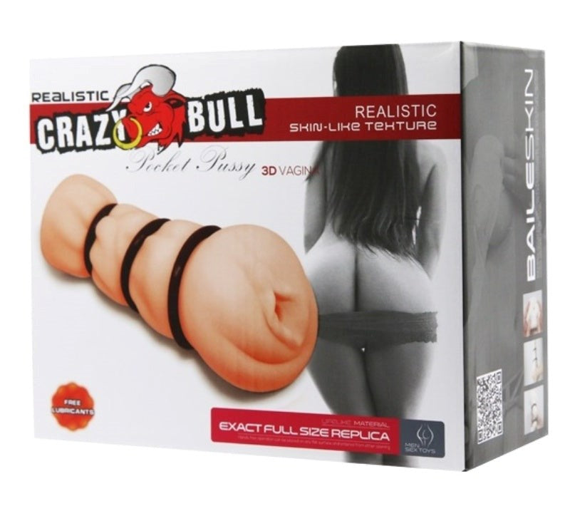 Crazy Bull Pocket Pussy 1 Mens Masturbator Masturbators and Strokers