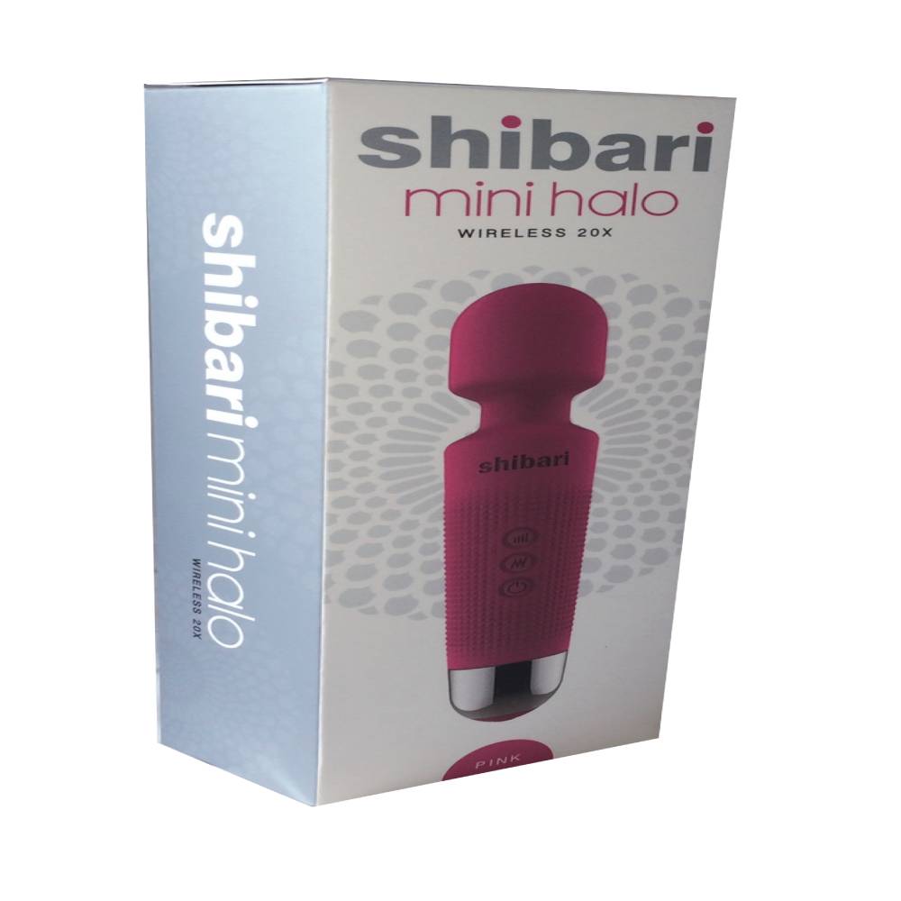 Shibari Mini Halo Wireless 20X Vibrating Body Wand Massager Body Wands