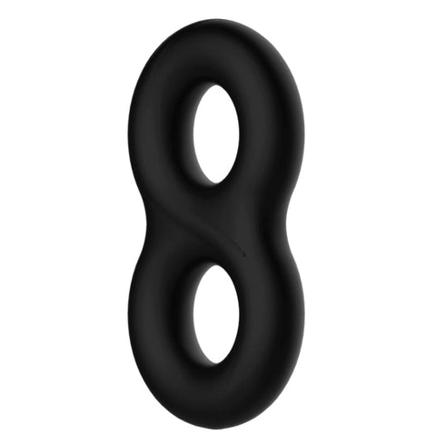 Crazy Bull Silicone Cock Ring Double - Stretchy Cock Rings