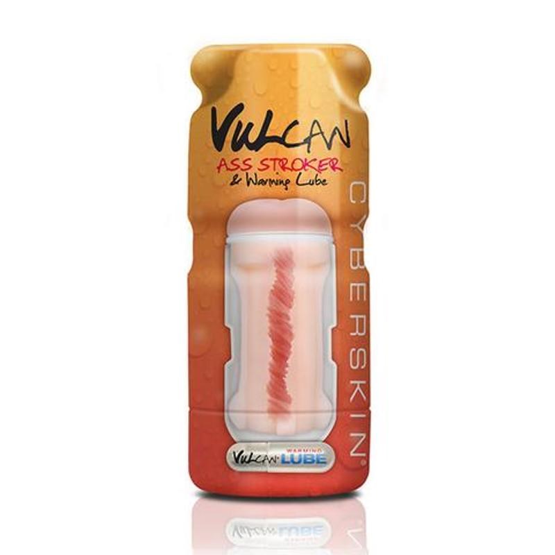 Cyberskin Vulcan Ass Stroker with Warming Lube Masturbators and Strokers