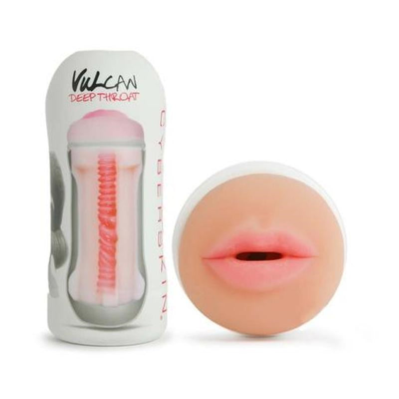 Cyberskin Vulcan Deep Throat Cream Masturbators and Strokers