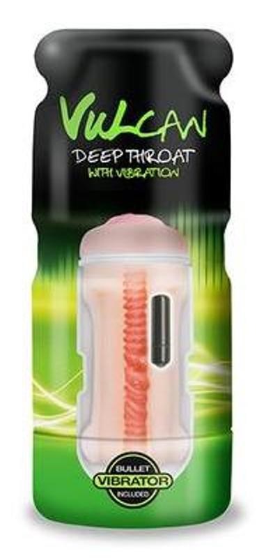 Cyberskin Vulcan Deep Throat Masturbator with Vibration Masturbators and Strokers