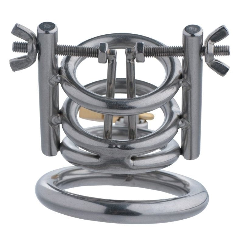 Deluxe Cleaver Urethral Spreader CBT Mens Chastity Cage Cock Rings