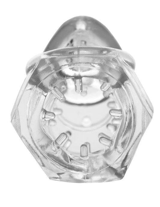 Detained 2.0 Restrictive Chastity Cage with Nubs - Male Chastity